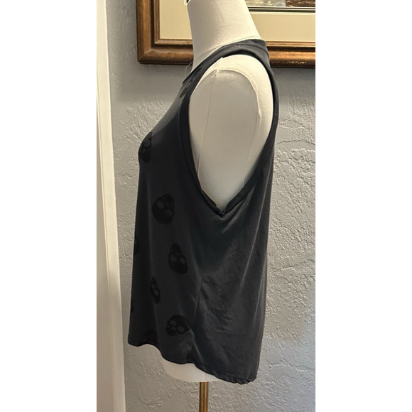 cLEARANCE Evolution And Creation Tank Skulls Liquid knit MD Gothic Witchy Punk - Picture 4 of 7